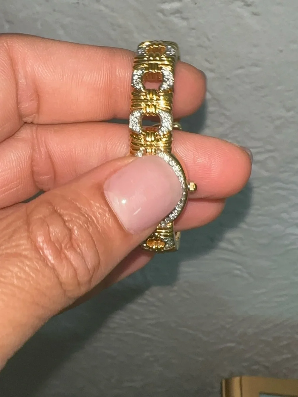 Bulova Gold and Black Women's Bracelet Watch